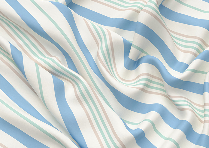 The British Stripe Co. George, Brighton No.1 - Twist&Fit Roman Blind - Image 4